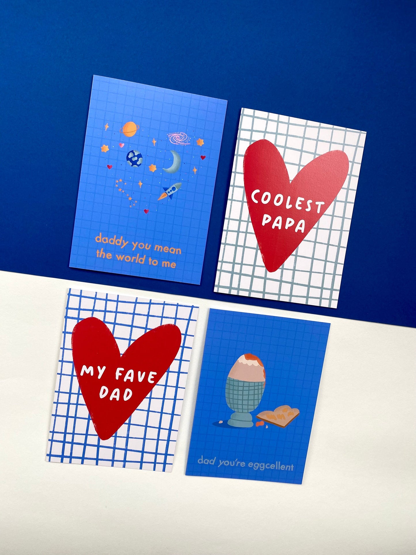 Daddy You Mean The World To Me Cute Planets Card