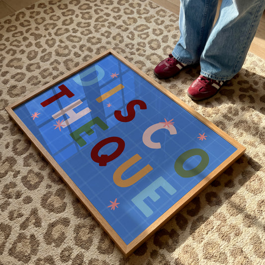 Discotheque Music Print