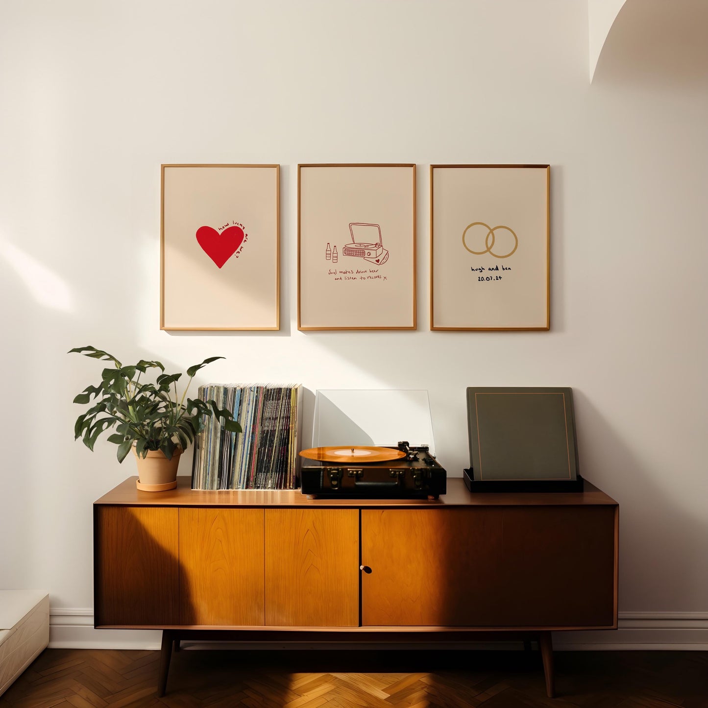 How Lucky Are We Romance Print