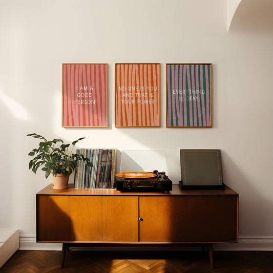 I Am A Good Person Positive Mantra Print