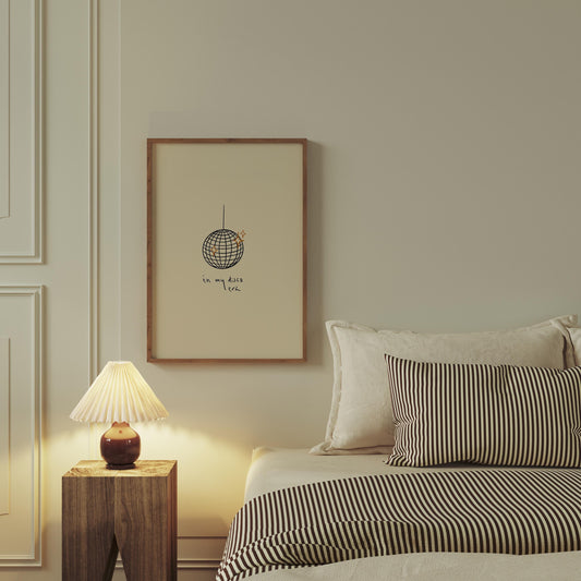 In My Disco Era Hand Drawn Print