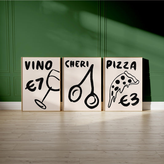 Vino Kitchen Print