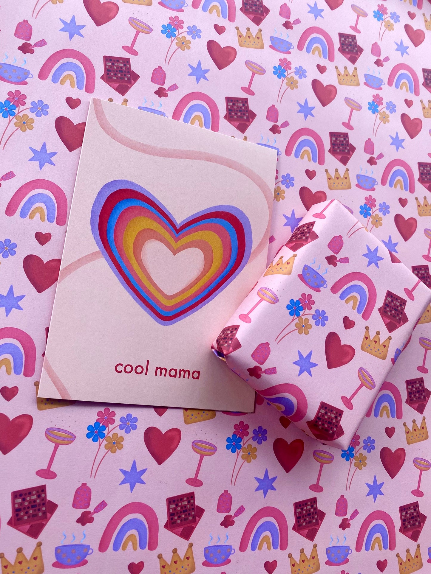 Let’s Celebrate A2 Wrapping Paper Sheet