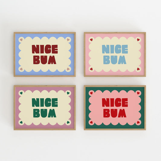 Nice Bum Cute Hallway Print