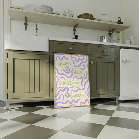 You're Doing Amazing Sweetie Positive Print