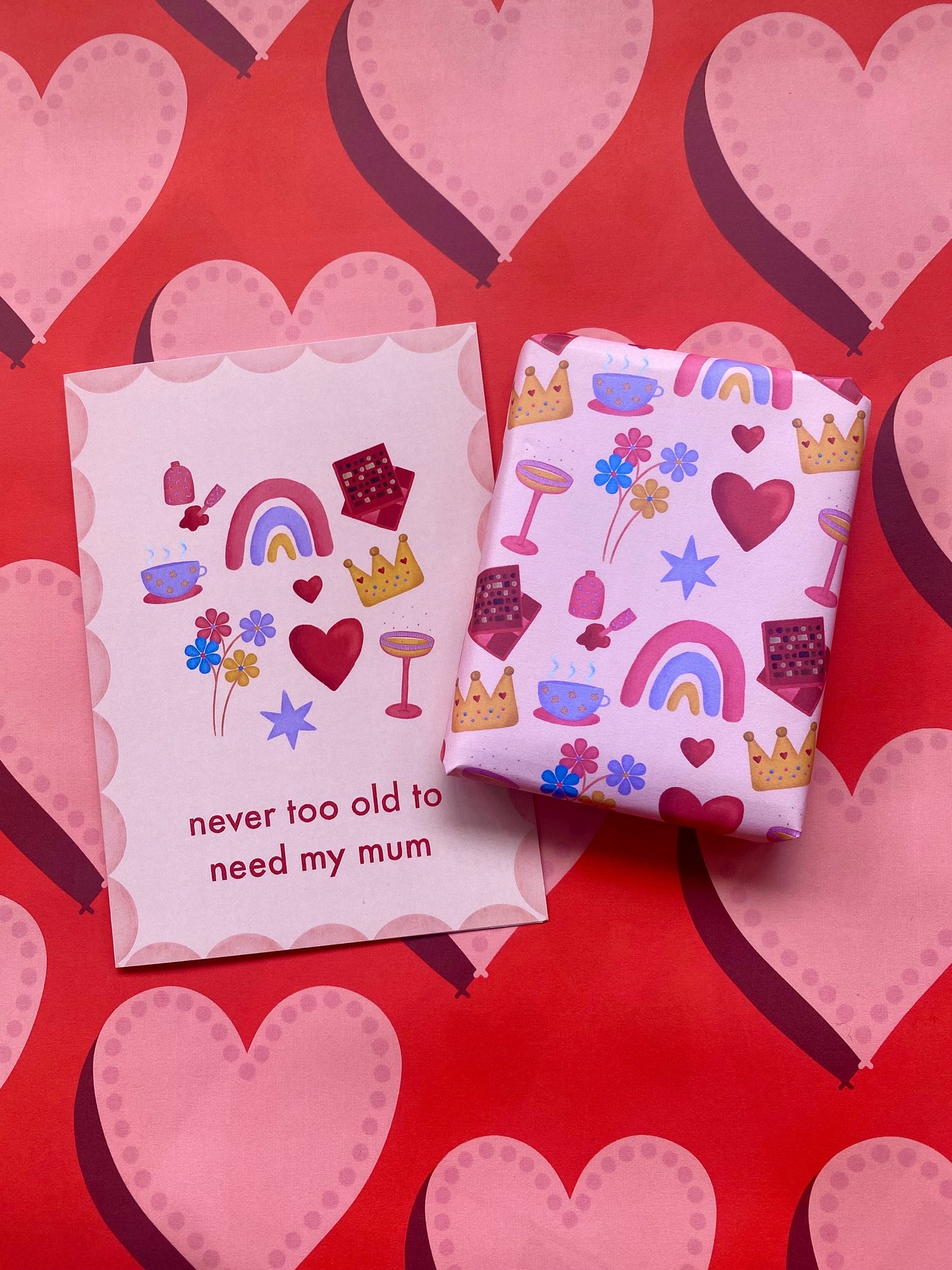 Let’s Celebrate A2 Wrapping Paper Sheet