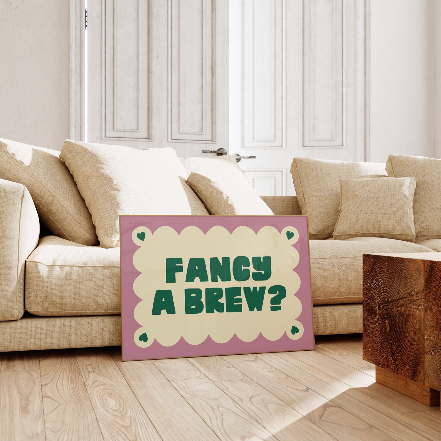 Fancy a Brew? Cute Hallway Print