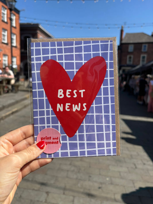 Best News Celebration Card