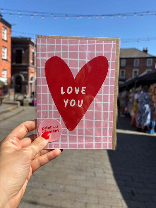 Love You Celebration Card