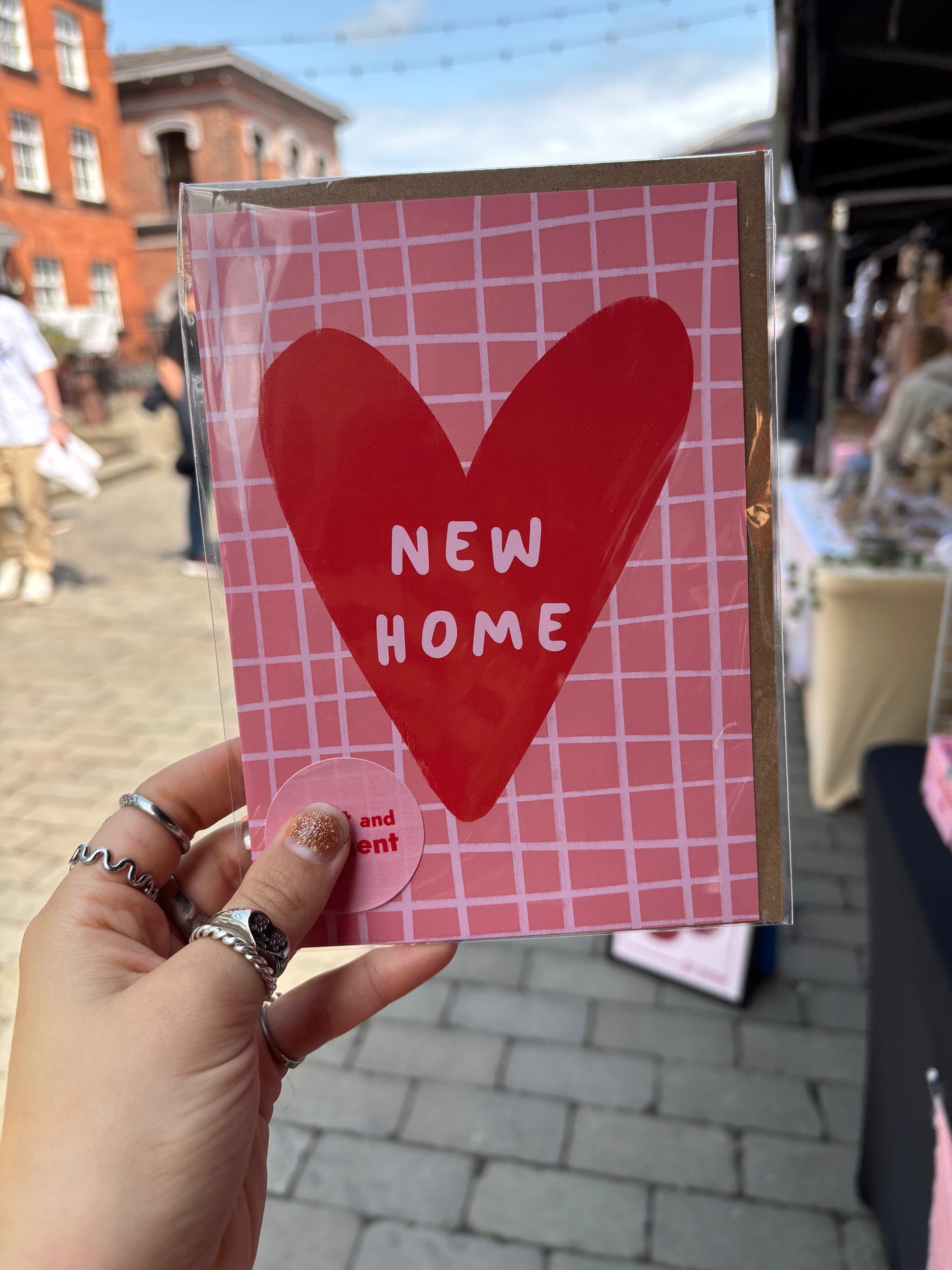 New Home Hand Drawn Card