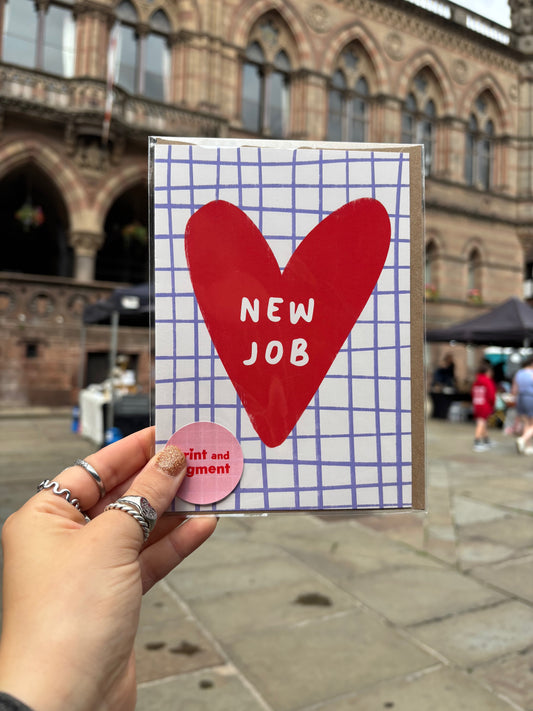 New Job Celebration card