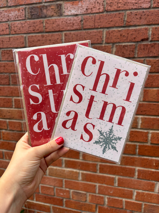 Christmas Hand Drawn Card