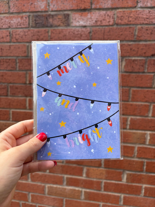 Merry and Bright Christmas Card