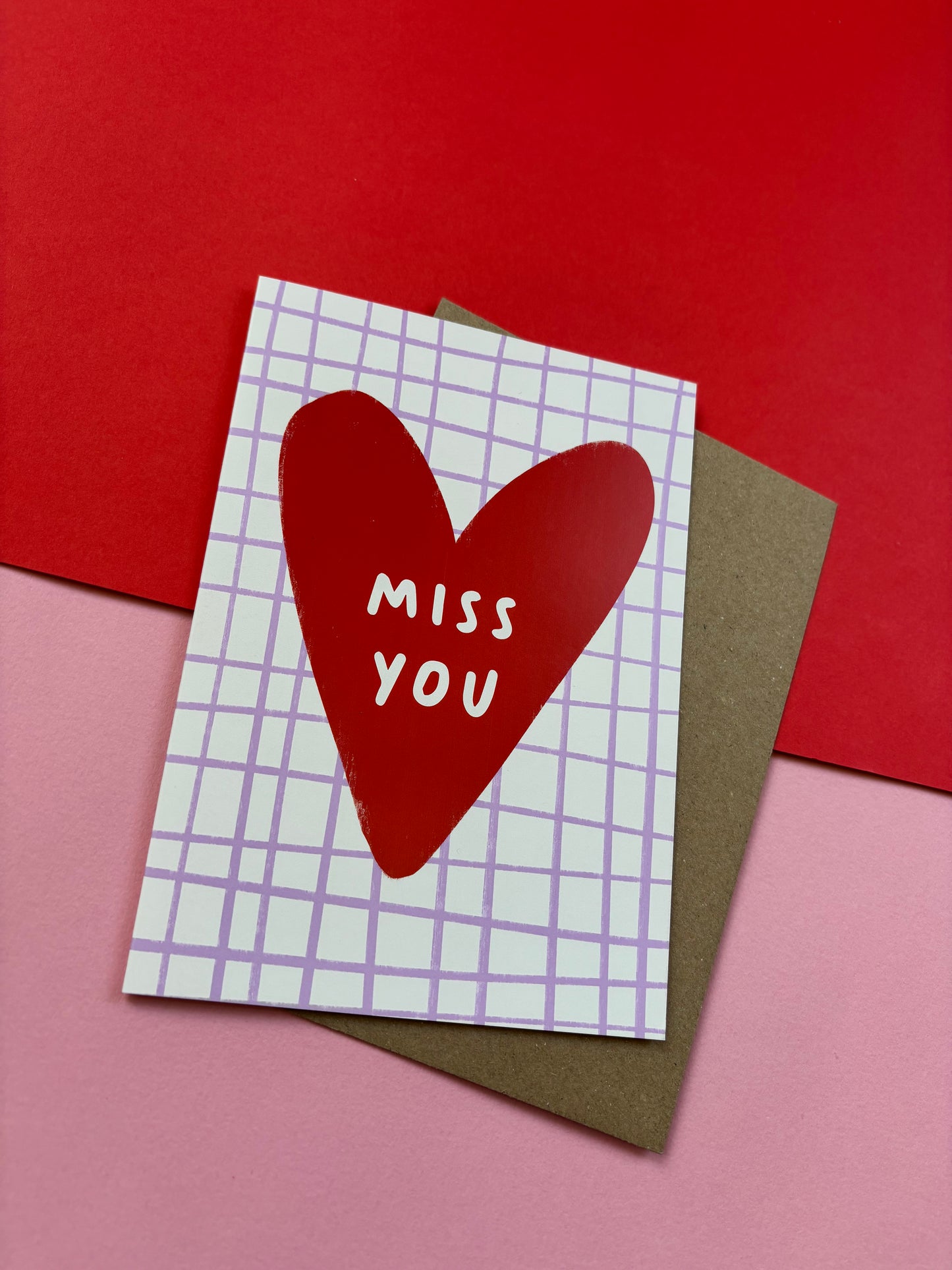 Miss You Heartfelt Card