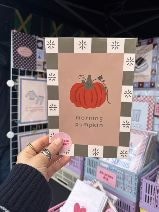 Morning Pumpkin print