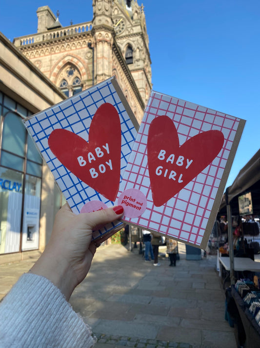 Baby Girl New Baby Card