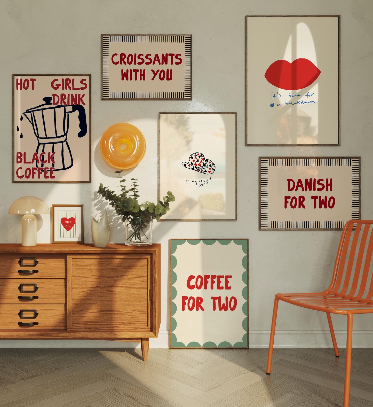 Danish For Two Cute Breakfast Print