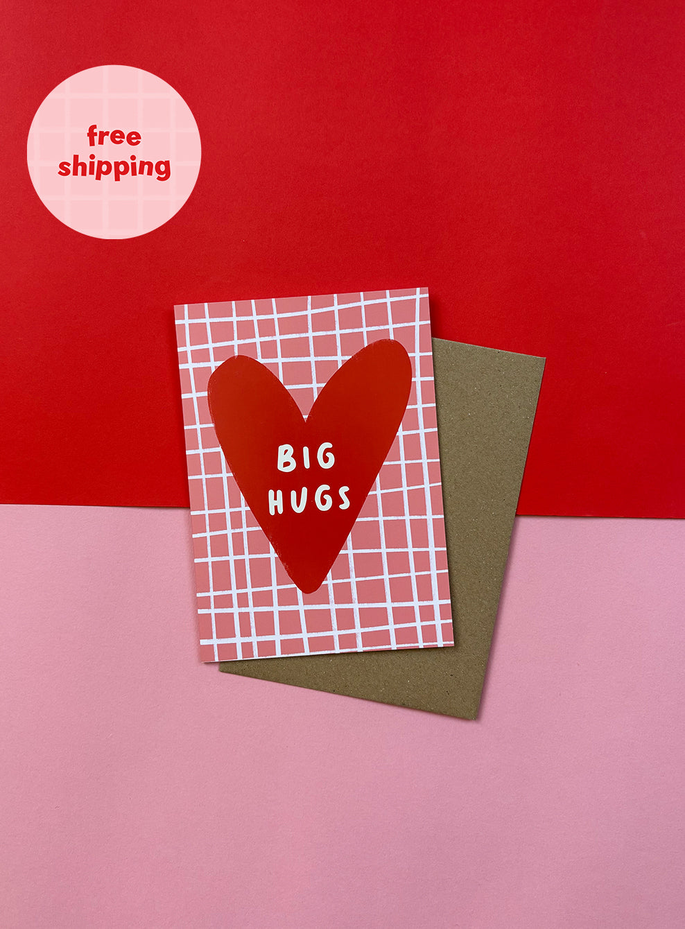 Big Hugs Heartfelt Card