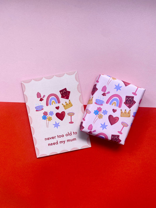 Let’s Celebrate A2 Wrapping Paper Sheet