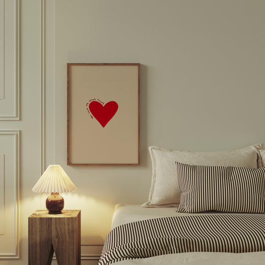 You Have My Whole Heart Romance Print