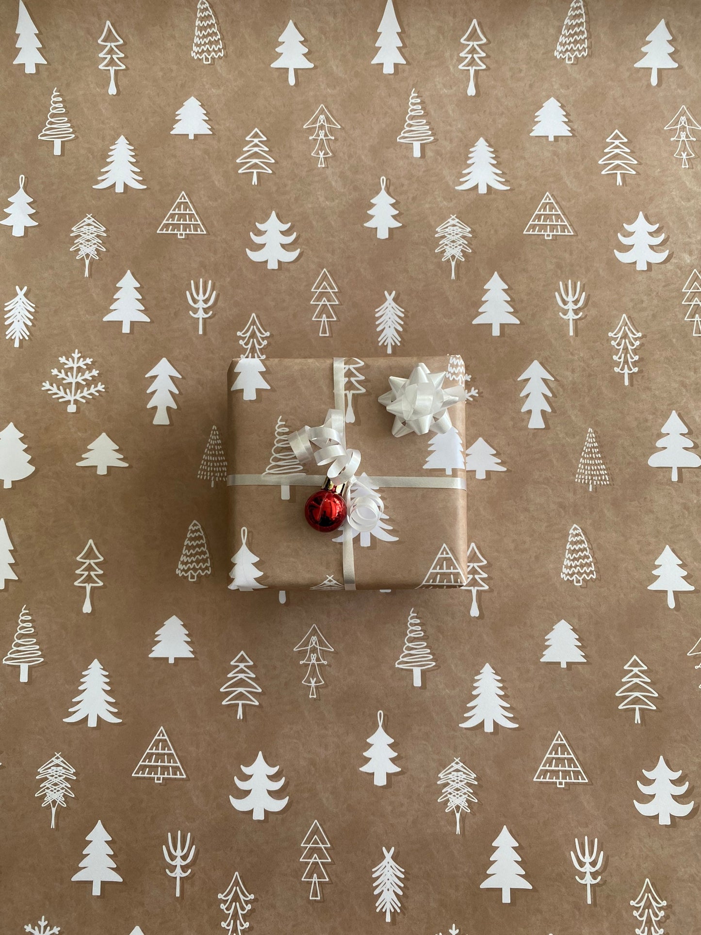 Christmas Tree A2 Wrapping Paper Sheet