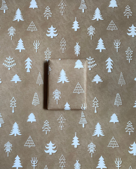 Christmas Tree A2 Wrapping Paper Sheet