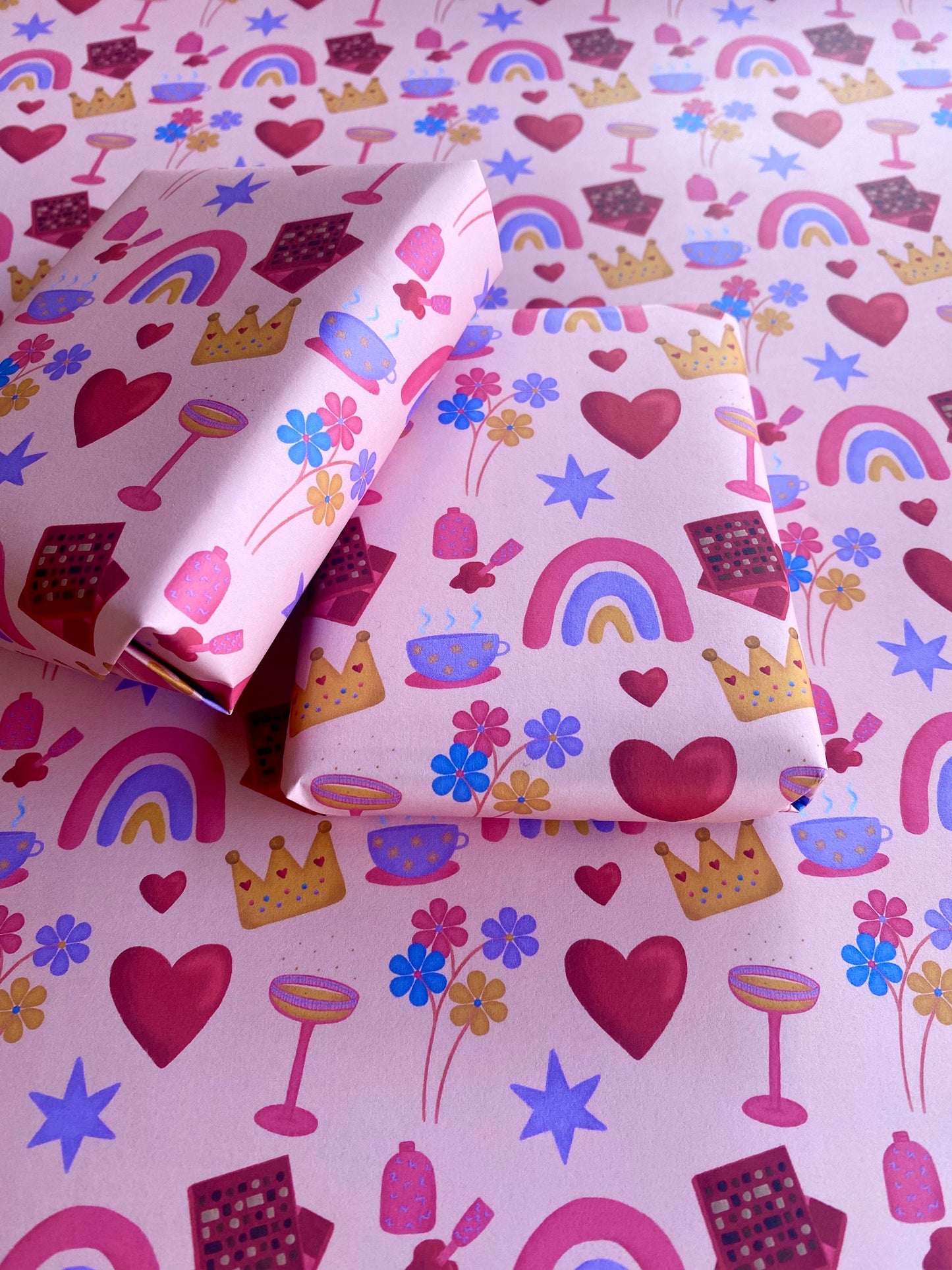 Let’s Celebrate A2 Wrapping Paper Sheet