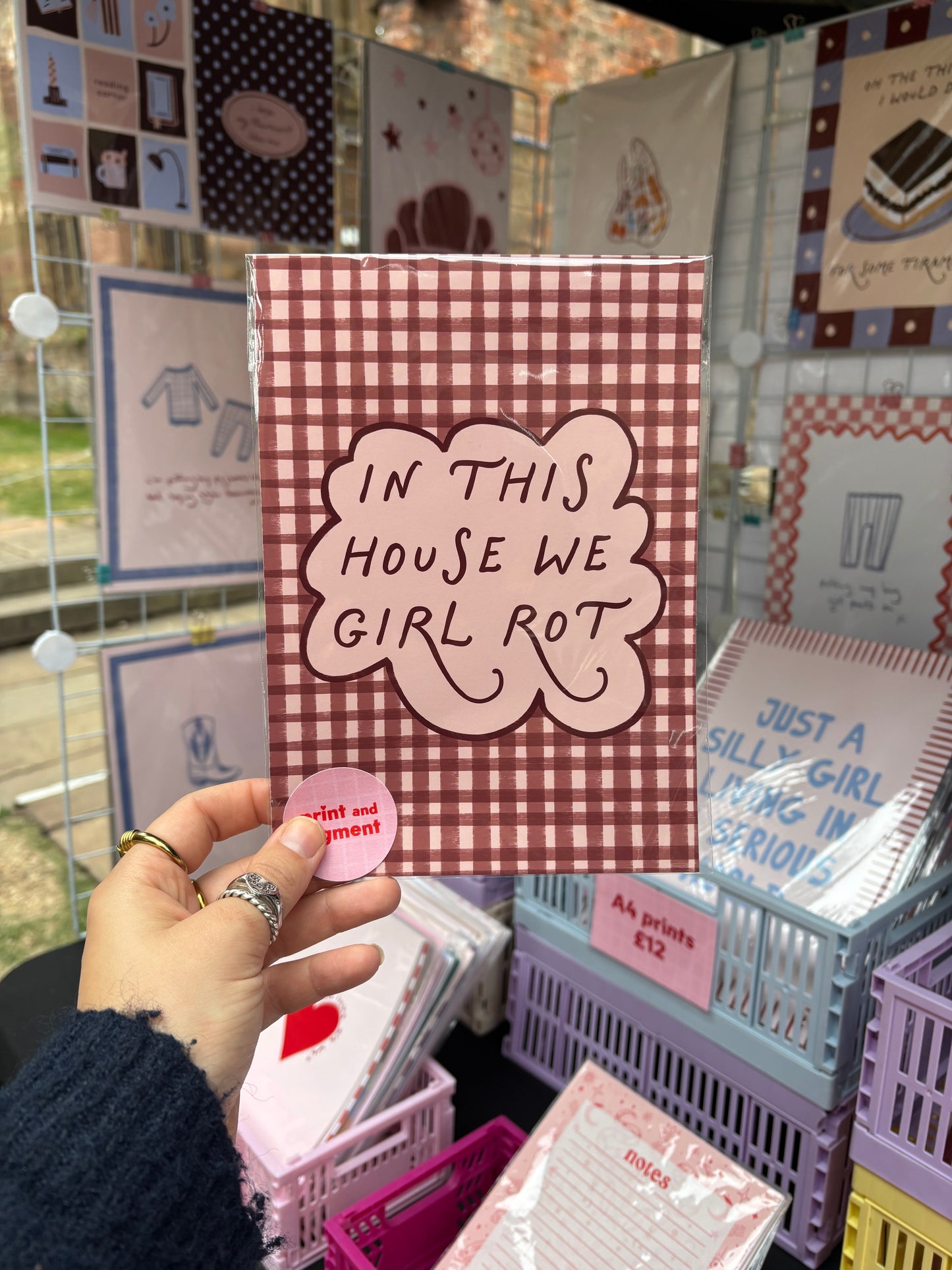 In This House We Girl Rot print