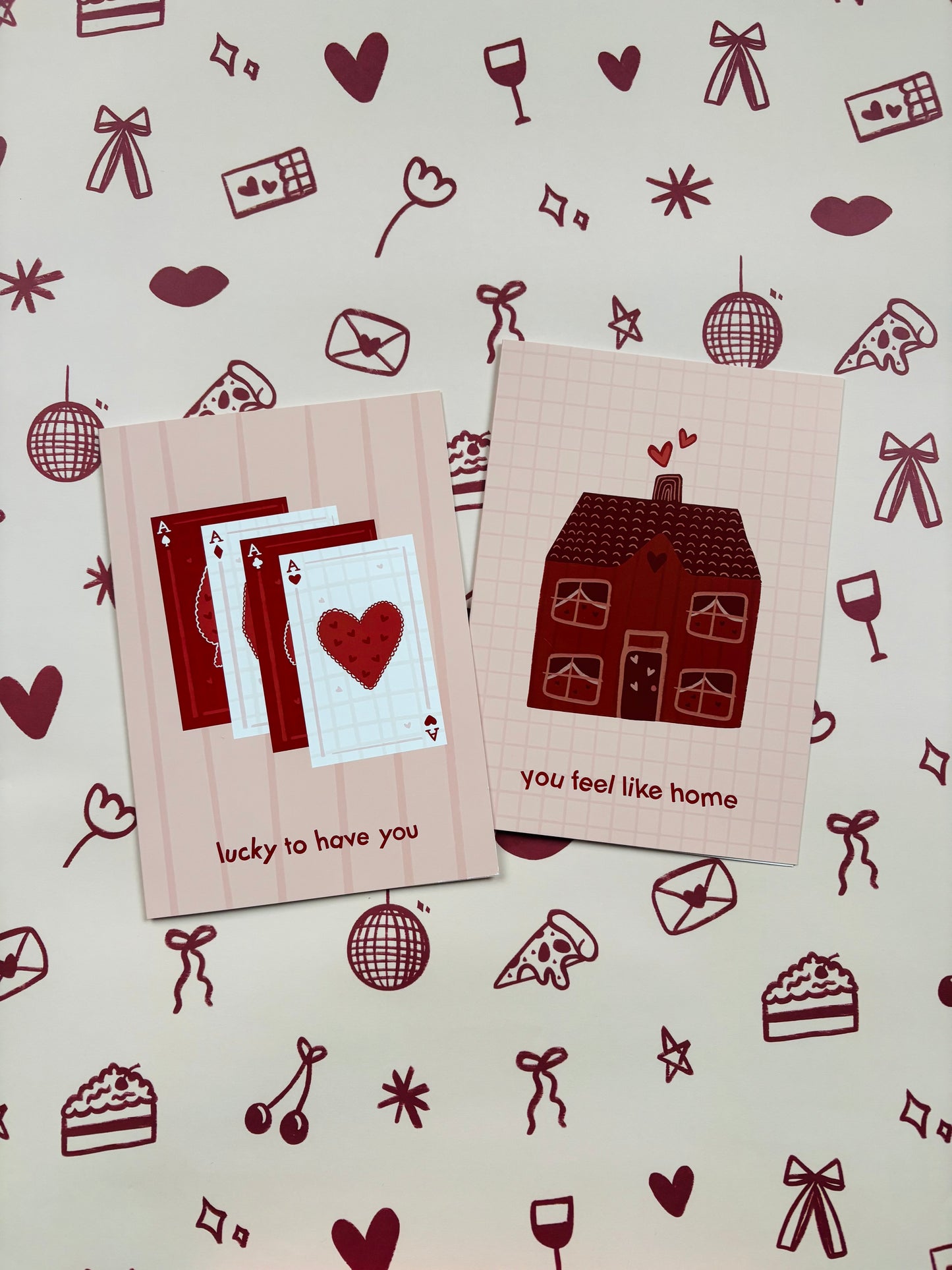 You Feel Like Home Romance Card