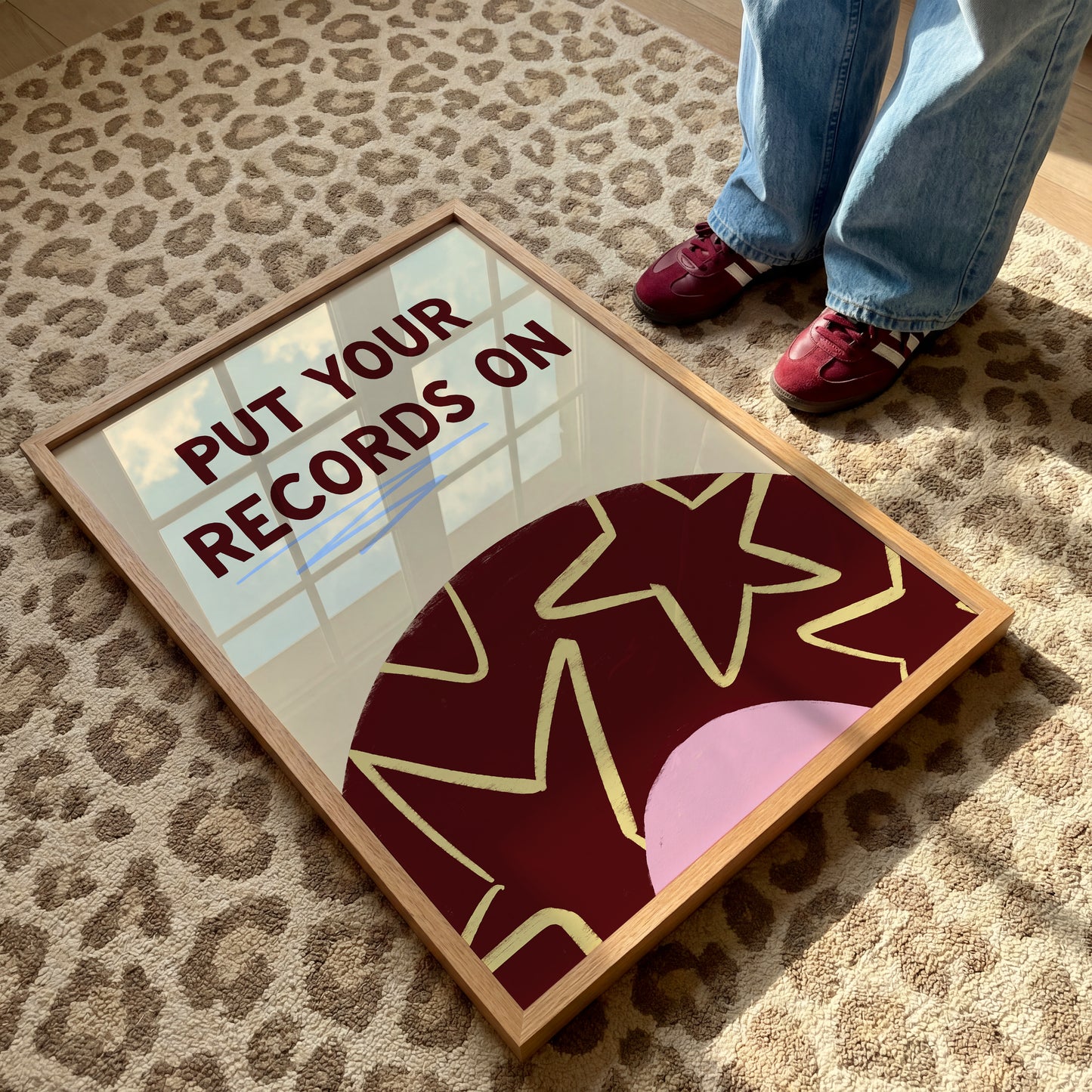 Put Your Records On Music Print