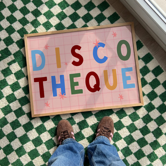 Discotheque Music Print