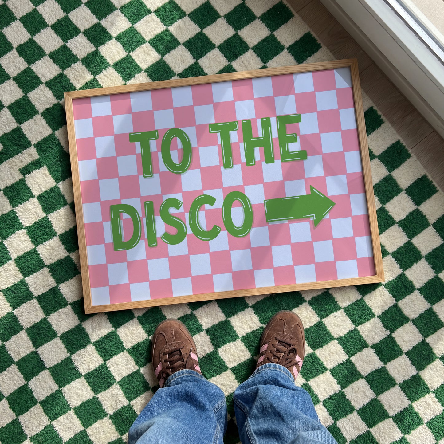 To The Disco Music Print