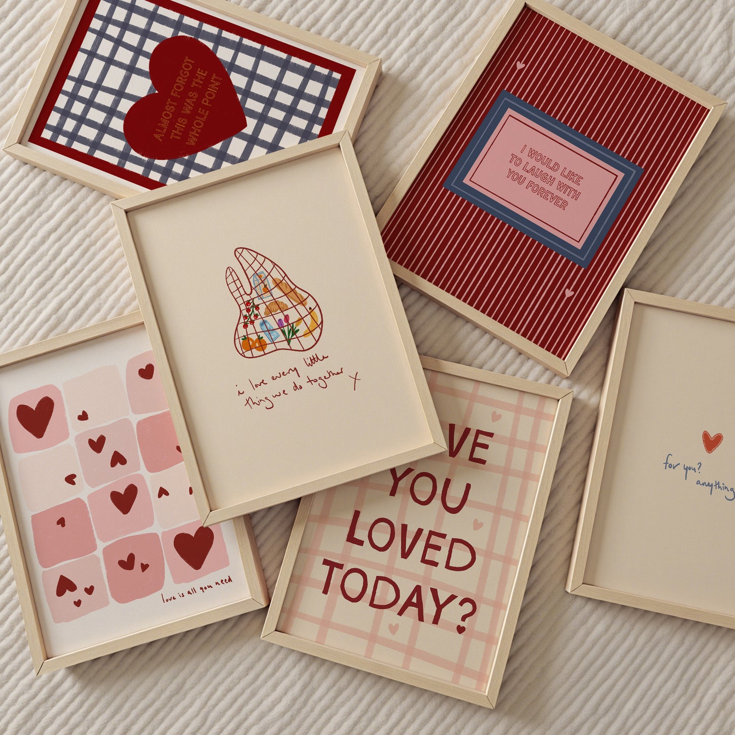 I Would Like To Laugh With You Forever Cute Couples Print