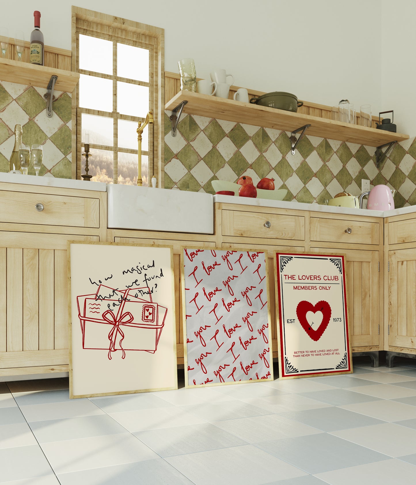 I Love You Heartfelt Print