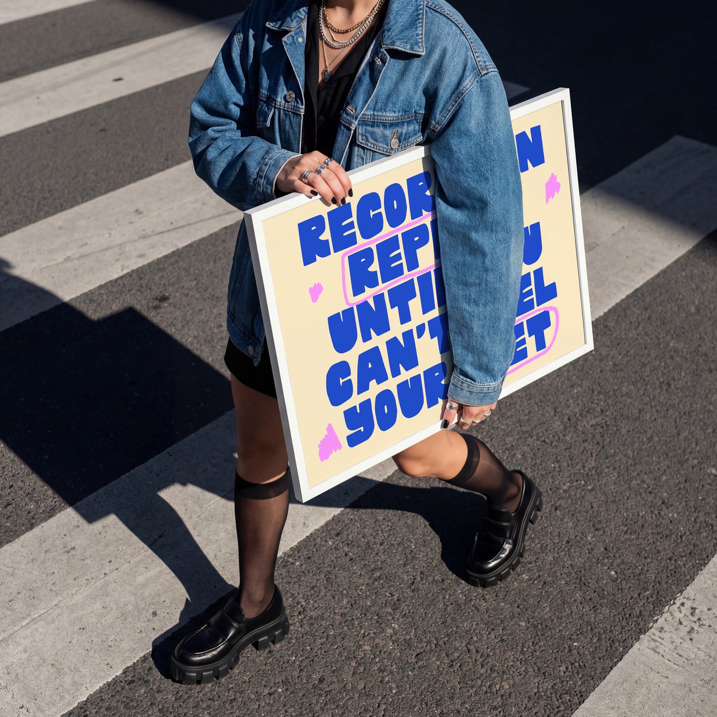 Records On Repeat Music Print