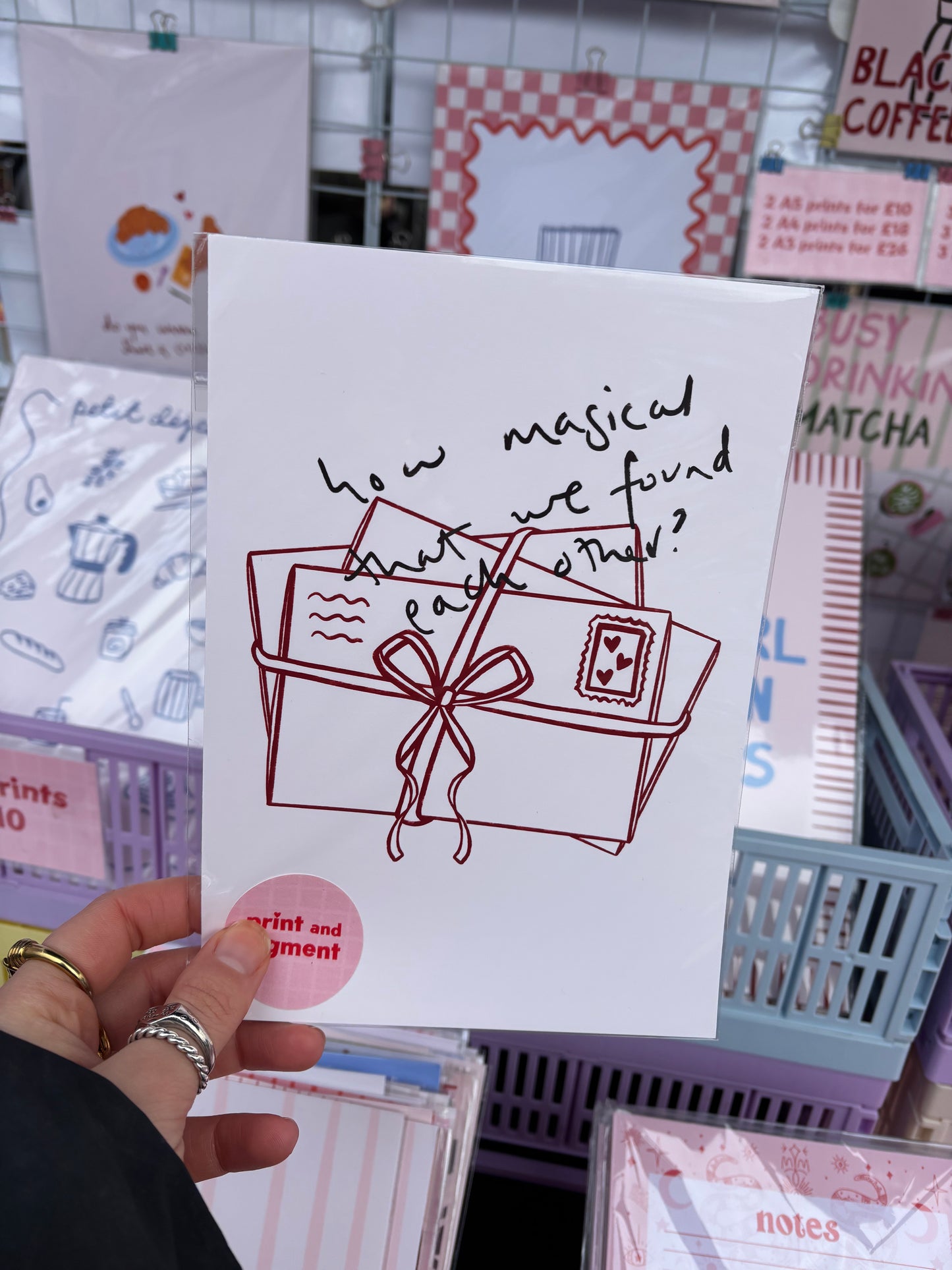 How Magical That We Found Each Other? Love Letter Print