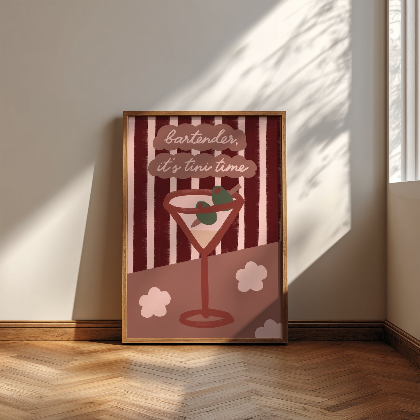 Bartender, It's Tini Time print