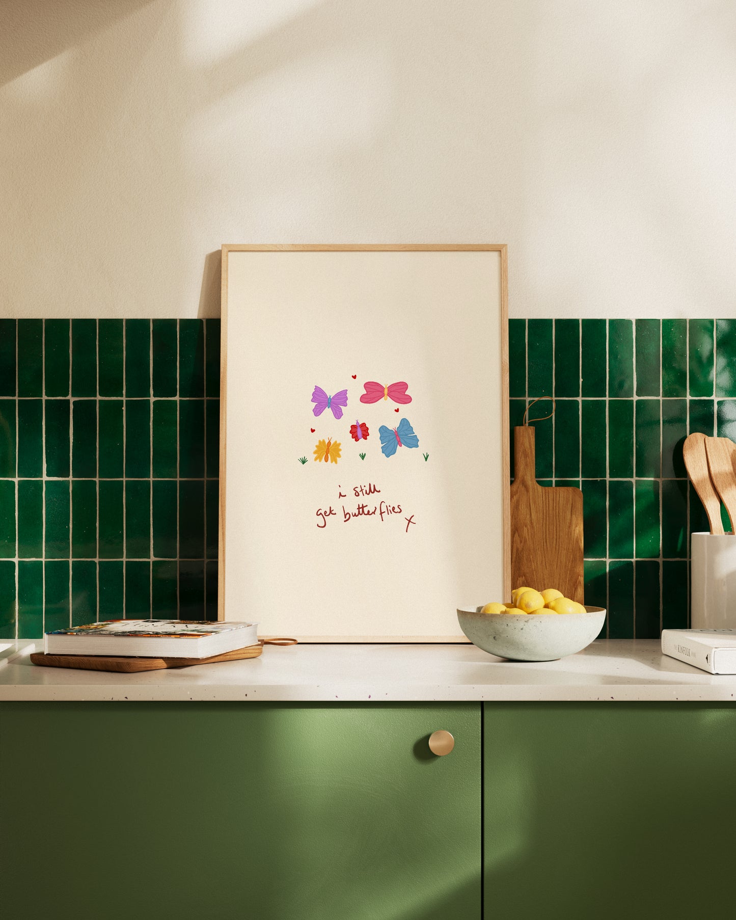 I Still Get Butterflies Heartfelt Print