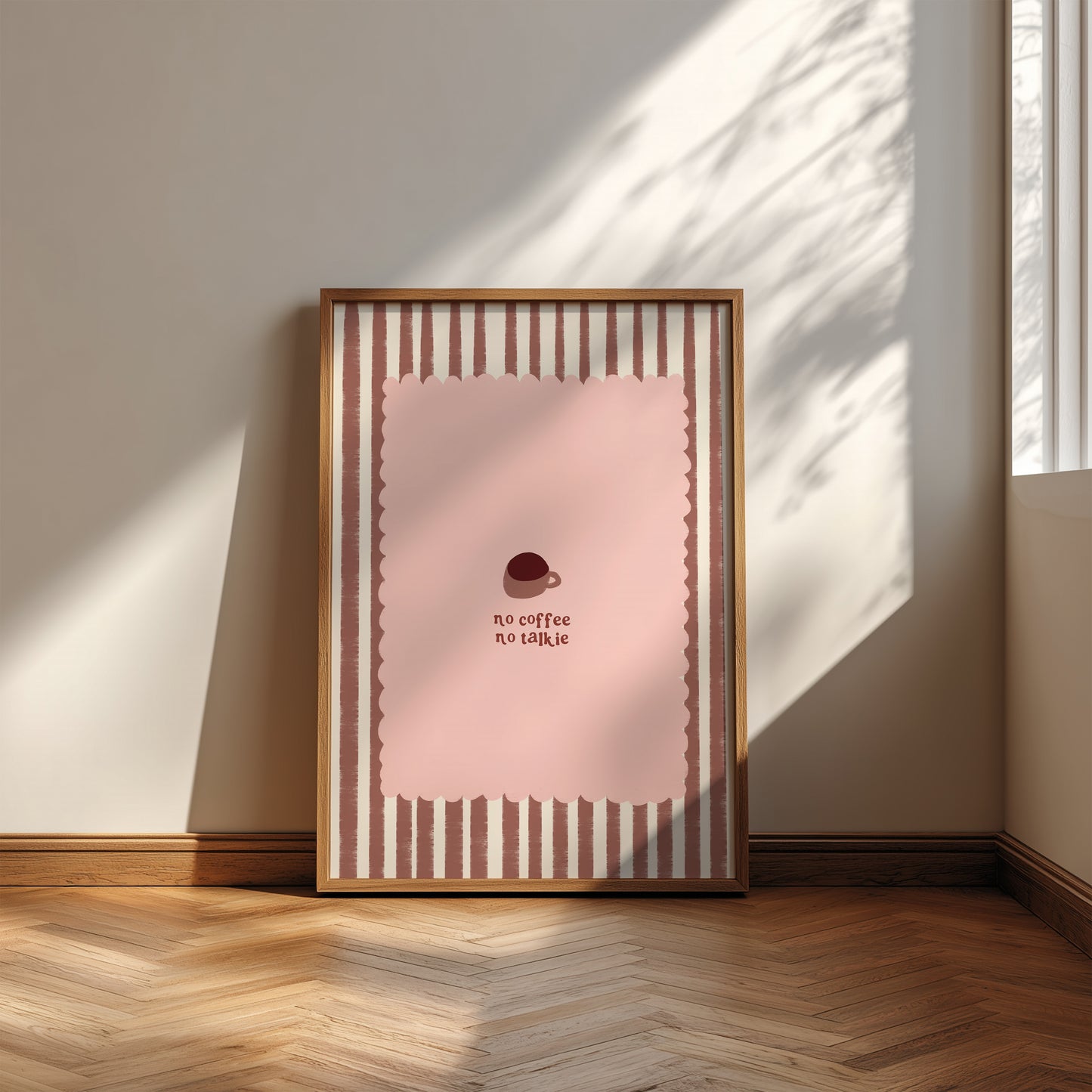 No Coffee No Talkie print