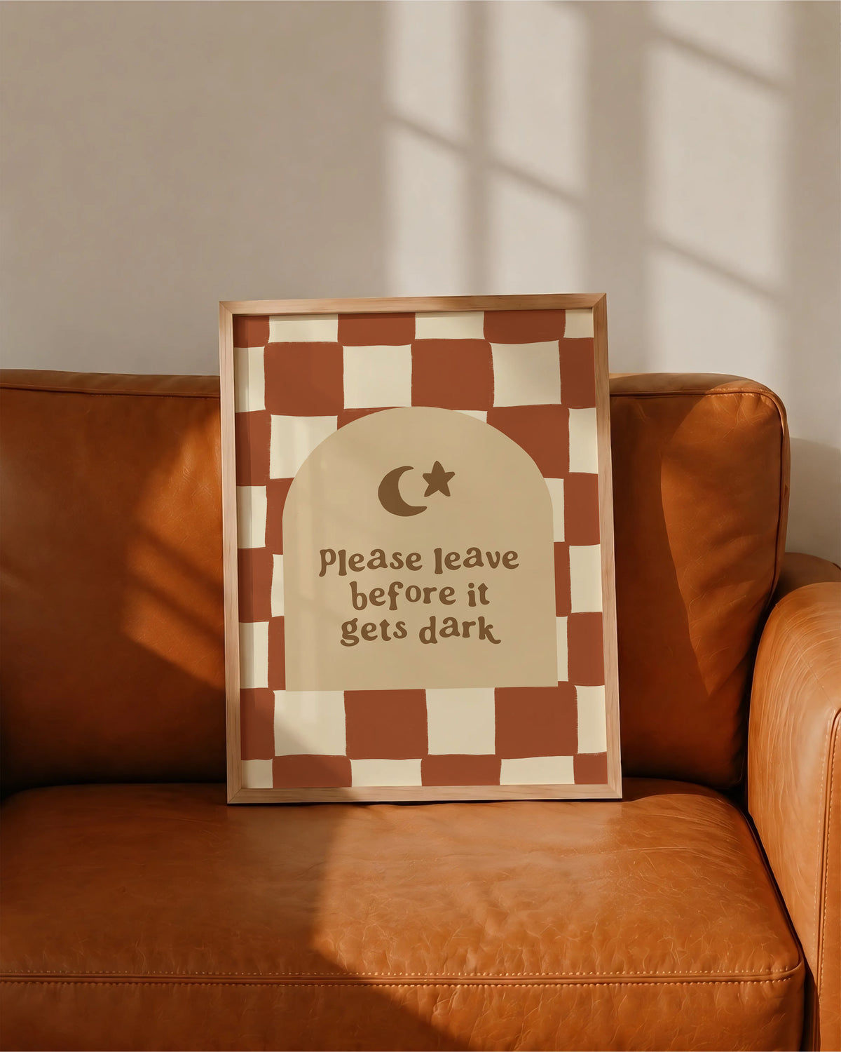 Please Leave Before It Gets Dark print
