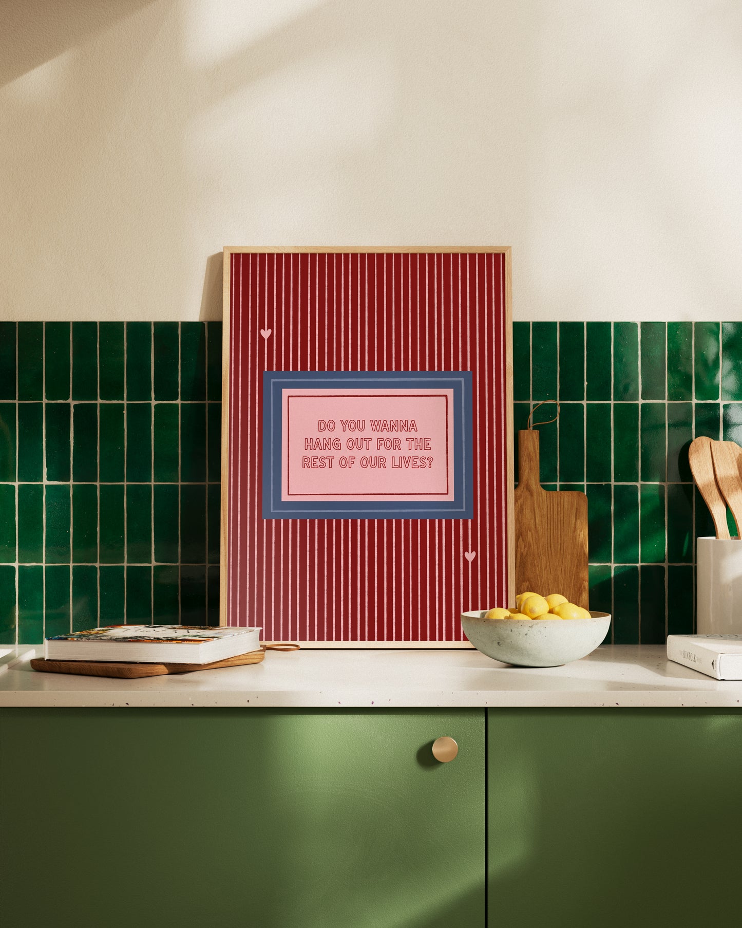 Do You Wanna Hang Out For The Rest Of Our Lives? Cute Couples Print