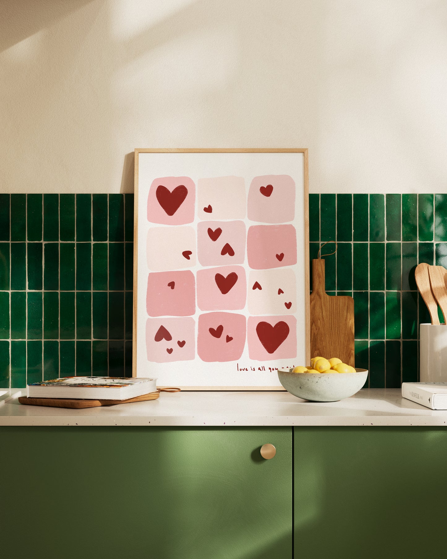 Love Is All You Need Positive Mantra Print