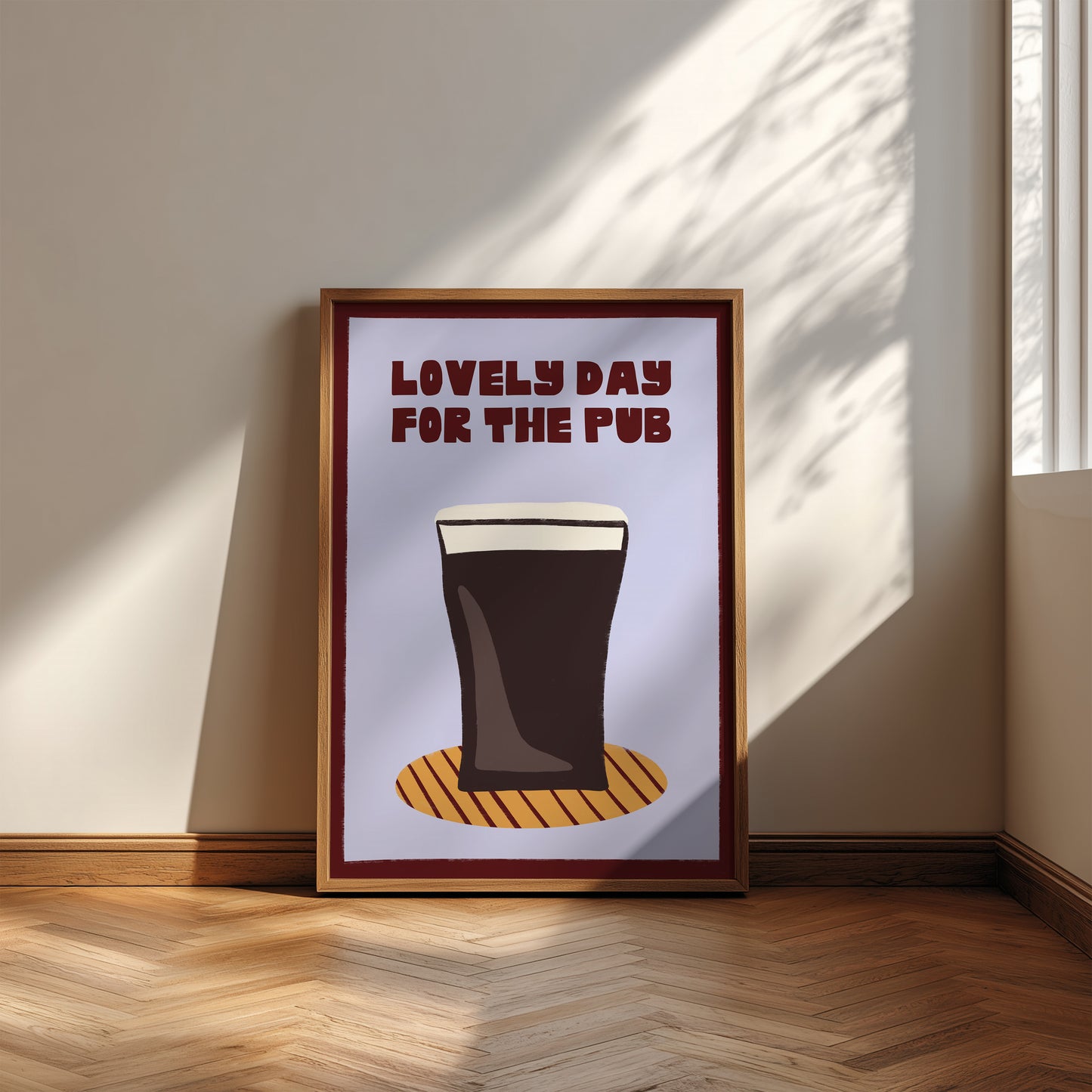 Lovely Day For The Pub print