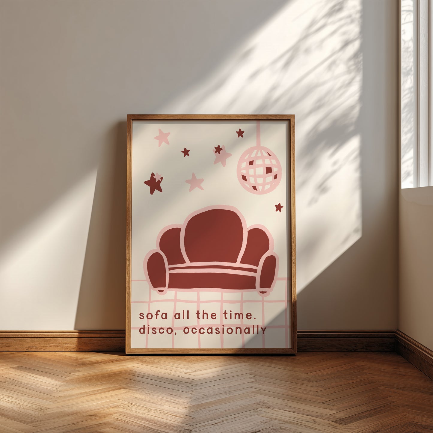 Sofa All The Time. Disco, Occasionally print