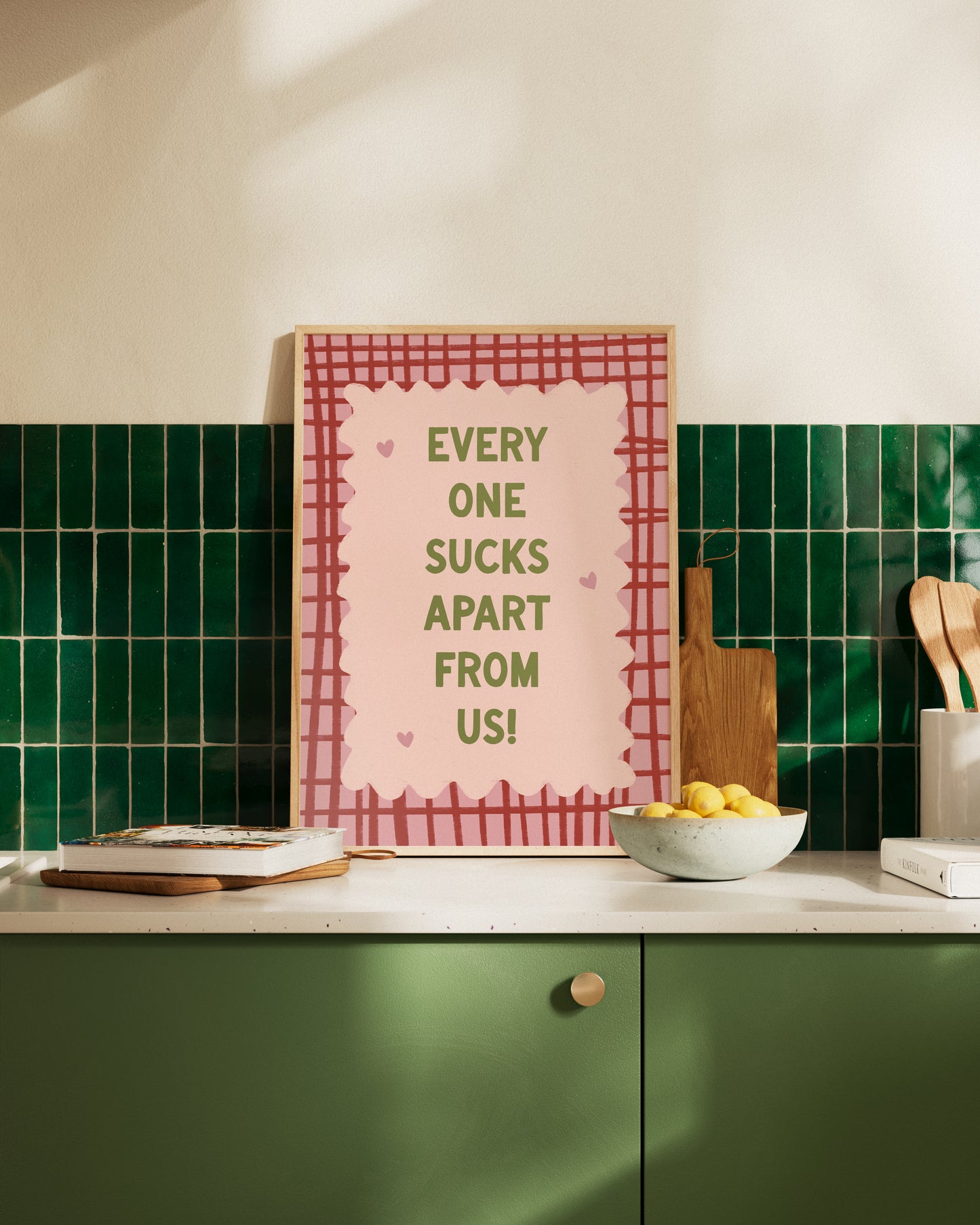 Everyone Sucks Apart From Us! Funny Couples Print