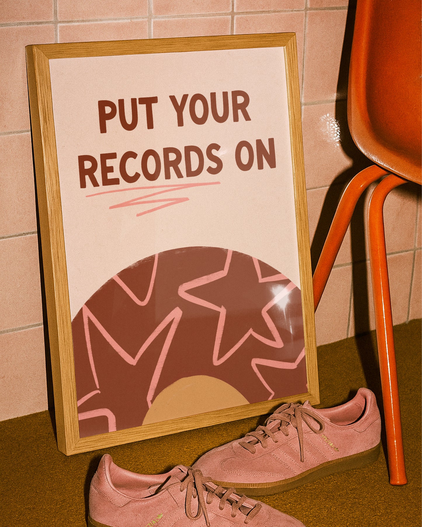 Put Your Records On Music Print