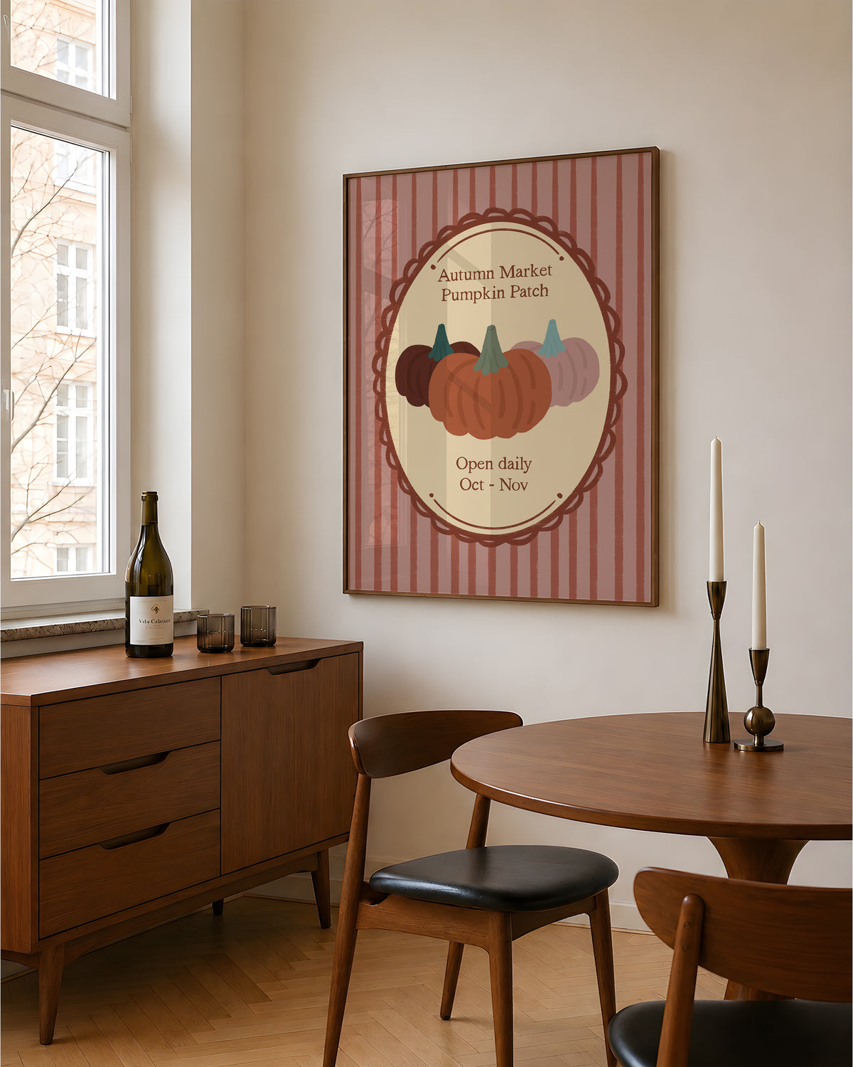 Autumn Market Pumpkin Patch print