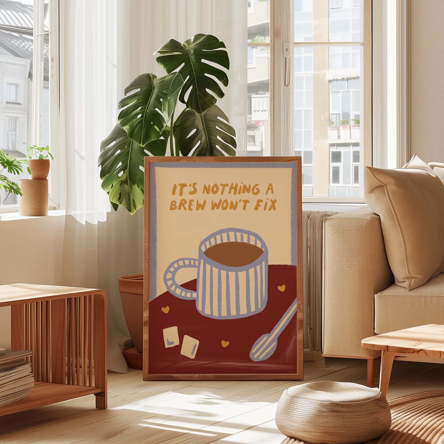 It's Nothing A Brew Won't Fix print