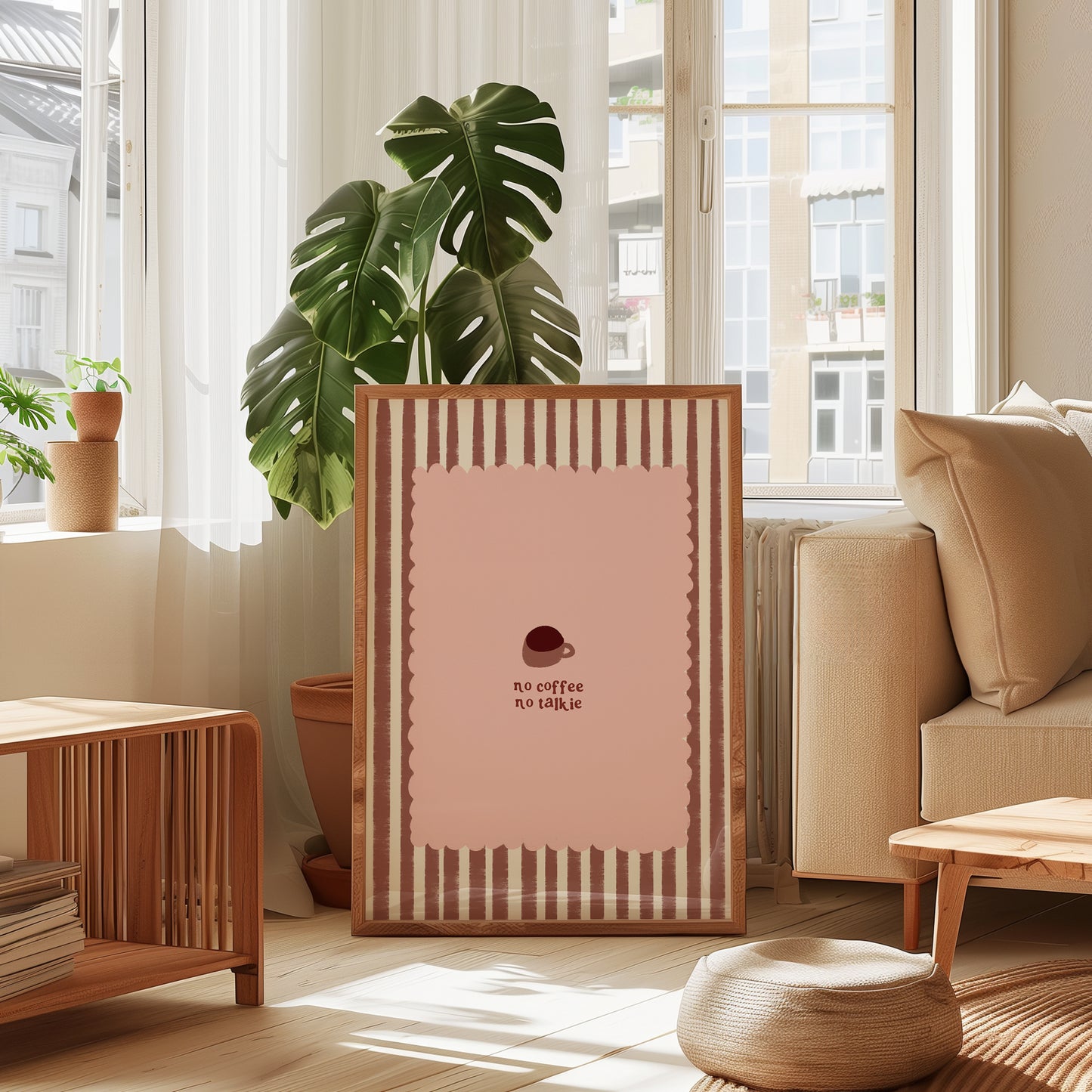 No Coffee No Talkie print