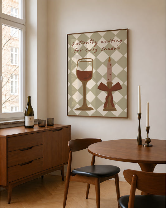 Patiently Waiting For Cosy Season print